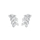 Whisper Vine Diamond Stud Earrings 18 KT / White Gold