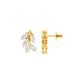 Whisper Vine Diamond Stud Earrings 18 KT / Yellow Gold