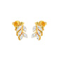 Whisper Vine Diamond Stud Earrings 18 KT / Yellow Gold