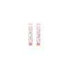Squared One Diamond Bali Earrings 18 KT / Rose Gold