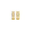Orbit Roll Diamond Stud Earrings 18 KT / Yellow Gold