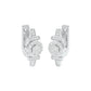 Stellar Circa Diamond Bali Earrings 18 KT / White Gold