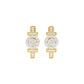 Stellar Circa Diamond Bali Earrings 18 KT / Yellow Gold