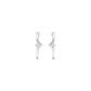 The Corner Edit Diamond Bali Earrings 18 KT / White Gold