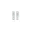 Double Beamed Diamond Bali Earrings 18 KT / White Gold