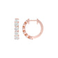 Boxed Light Diamond Bali Earrings 18 KT / Rose Gold