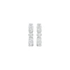 Boxed Light Diamond Bali Earrings 18 KT / White Gold