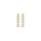 Boxed Light Diamond Bali Earrings 18 KT / Yellow Gold