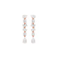Raining Diamond Drop Earrings 18 KT / Rose Gold