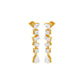 Raining Diamond Drop Earrings 18 KT / Yellow Gold