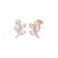 Sprout Studs Diamond Stud Earrings 18 KT / Rose Gold
