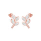 Sprout Studs Diamond Stud Earrings 18 KT / Rose Gold