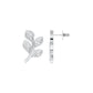 Sprout Studs Diamond Stud Earrings 18 KT / White Gold