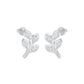 Sprout Studs Diamond Stud Earrings 18 KT / White Gold