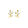 Sprout Studs Diamond Stud Earrings 18 KT / Yellow Gold