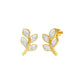 Sprout Studs Diamond Stud Earrings 18 KT / Yellow Gold