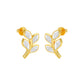 Sprout Studs Diamond Stud Earrings 18 KT / Yellow Gold