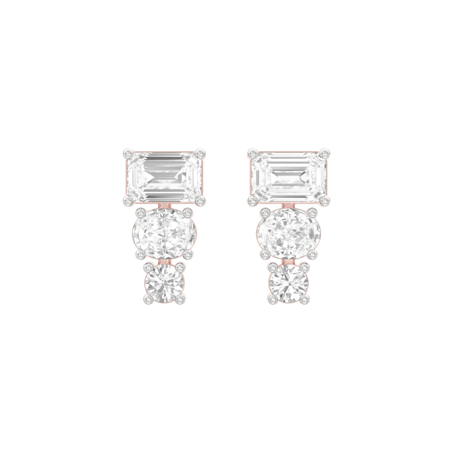 Shapeshift Diamond Drop Earrings
