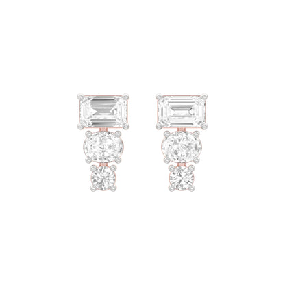Shapeshift Diamond Drop Earrings