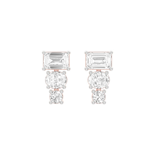 Shapeshift Diamond Drop Earrings