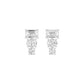 Shapeshift Diamond Drop Earrings 18 KT / White Gold