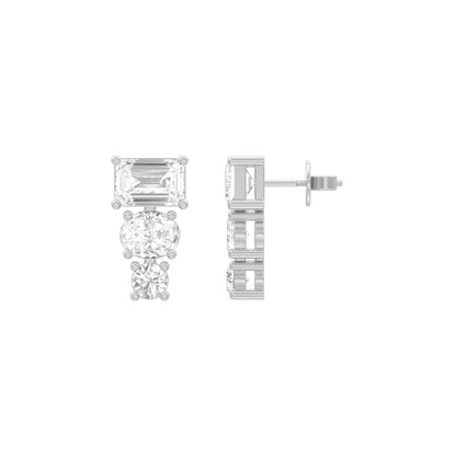 Shapeshift Diamond Drop Earrings