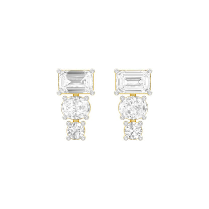 Shapeshift Diamond Drop Earrings