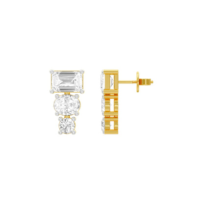 Shapeshift Diamond Drop Earrings