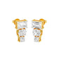 Shapeshift Diamond Drop Earrings 18 KT / Yellow Gold