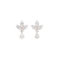 Triform Spark Diamond Drop Earrings 18 KT / Rose Gold
