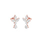 Triform Spark Diamond Drop Earrings 18 KT / Rose Gold