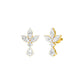 Triform Spark Diamond Drop Earrings 18 KT / Yellow Gold