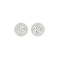 The Queen's Orb Diamond Stud Earrings 18 KT / Yellow Gold