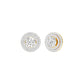 The Queen's Orb Diamond Stud Earrings 18 KT / Yellow Gold