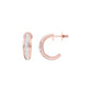 Stacklight Diamond Bali Earrings 18 KT / Rose Gold