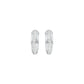 Stacklight Diamond Bali Earrings 18 KT / White Gold
