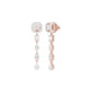 Dewfall Diamond Drop Earrings 18 KT / Rose Gold