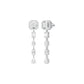 Dewfall Diamond Drop Earrings 18 KT / White Gold
