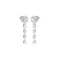 Dewfall Diamond Drop Earrings 18 KT / White Gold
