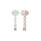 Shape Symphony Diamond Drop Earrings 18 KT / Rose Gold