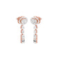 Shape Symphony Diamond Drop Earrings 18 KT / Rose Gold