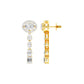 Shape Symphony Diamond Drop Earrings 18 KT / Yellow Gold