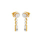 Shape Symphony Diamond Drop Earrings 18 KT / Yellow Gold
