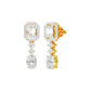 Emerald Canopy Diamond Drop Earrings 18 KT / Yellow Gold