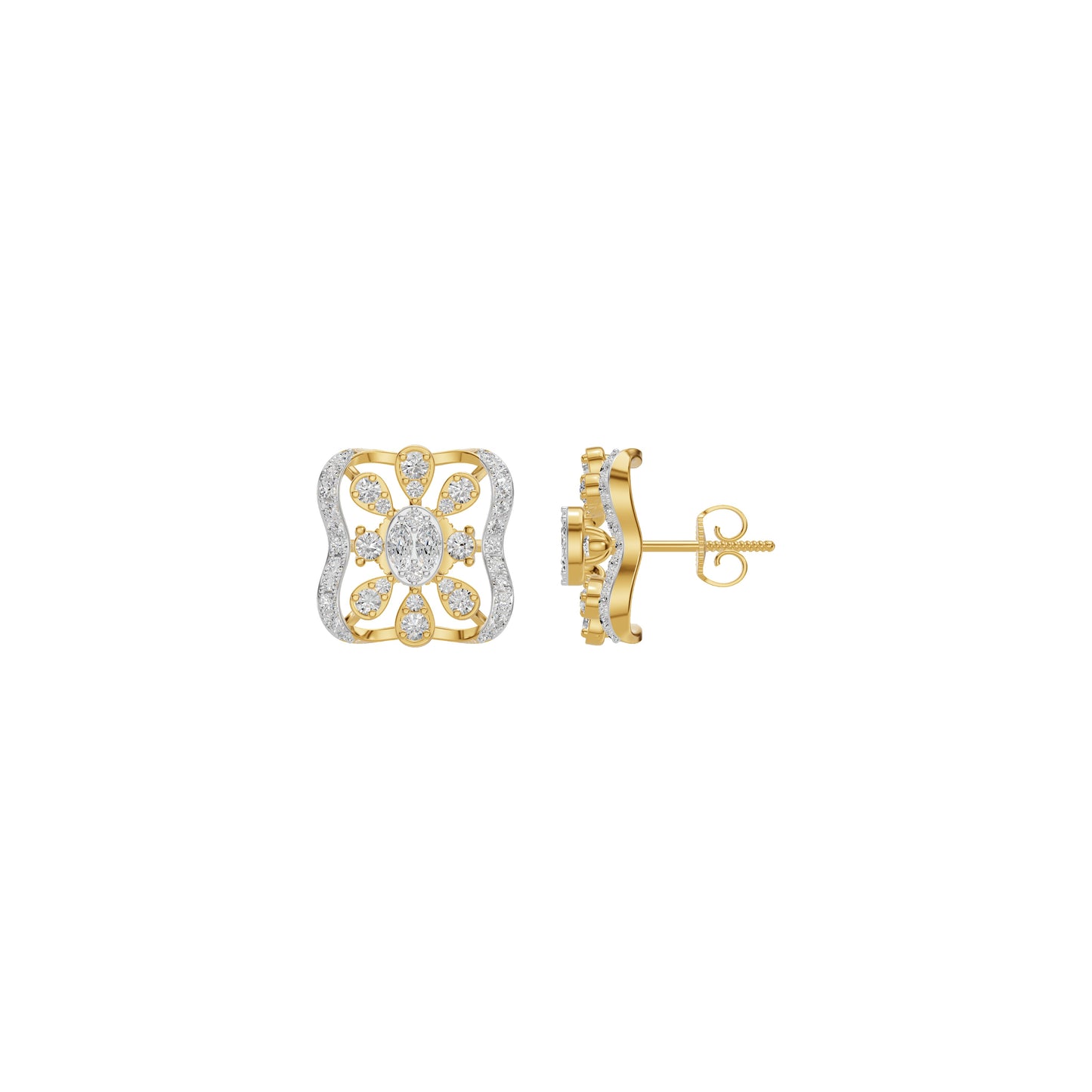DER001217 18 KT / Yellow Gold