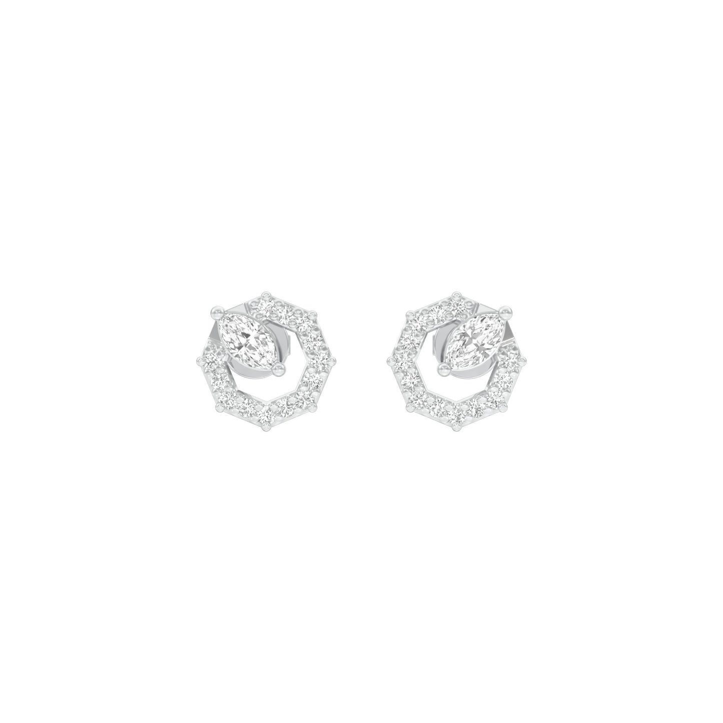 DER001225 18 KT / White Gold