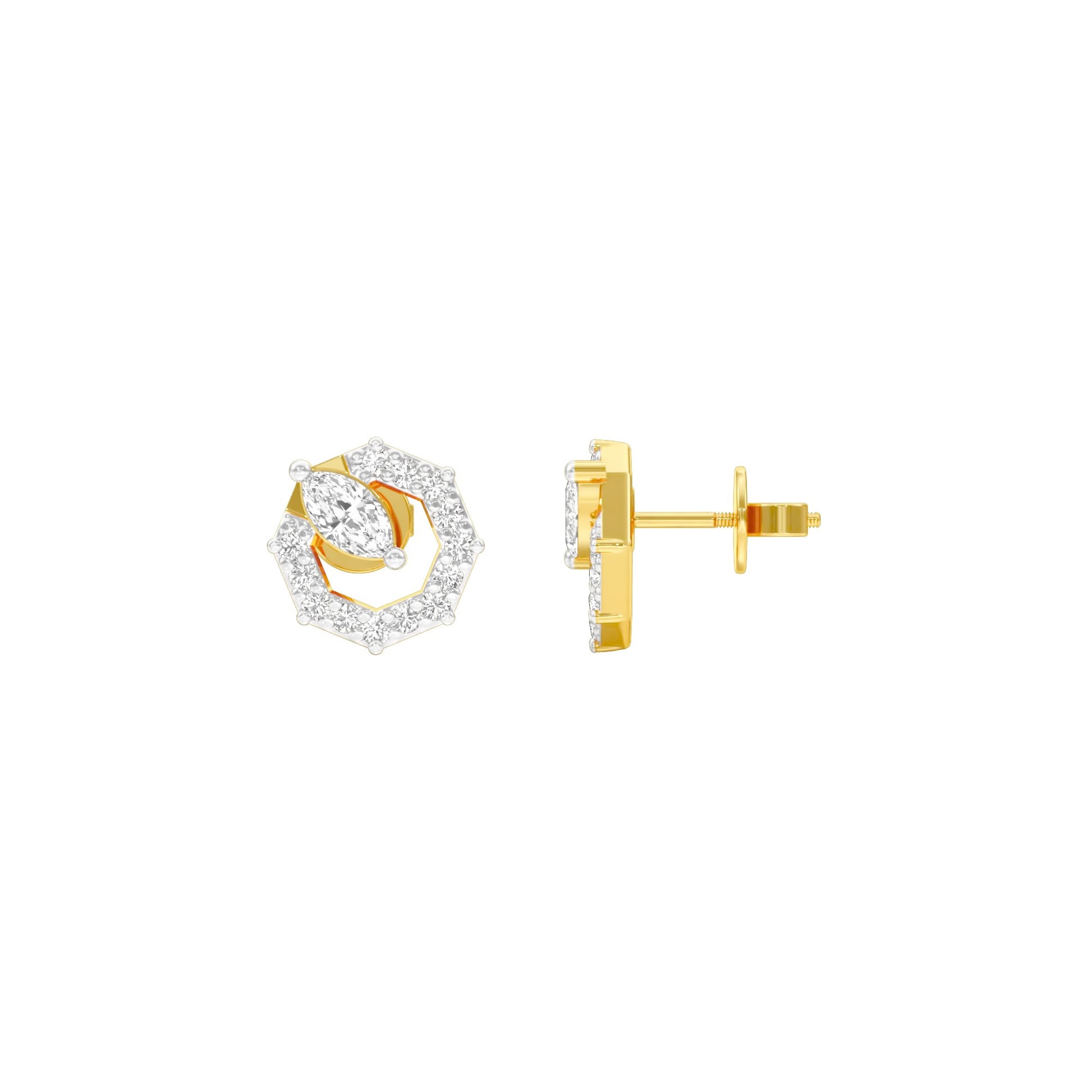 DER001225 18 KT / Yellow Gold