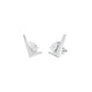Limelight Curve Diamond Stud Earrings 18 KT / White Gold