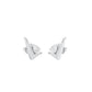 Limelight Curve Diamond Stud Earrings 18 KT / White Gold