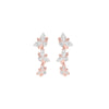 Metropolitan Bloom Diamond Drop Earrings 18 KT / Rose Gold